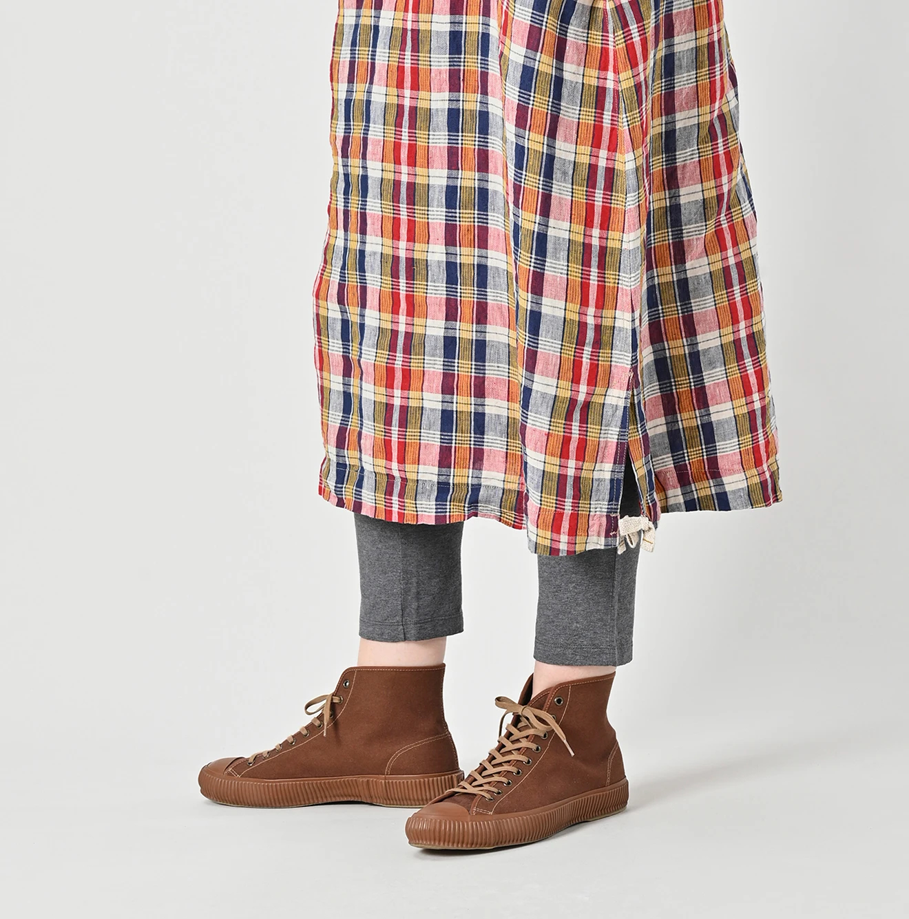 45R(フォーティファイブアール) |インドリネンマドラスのセーラードレス