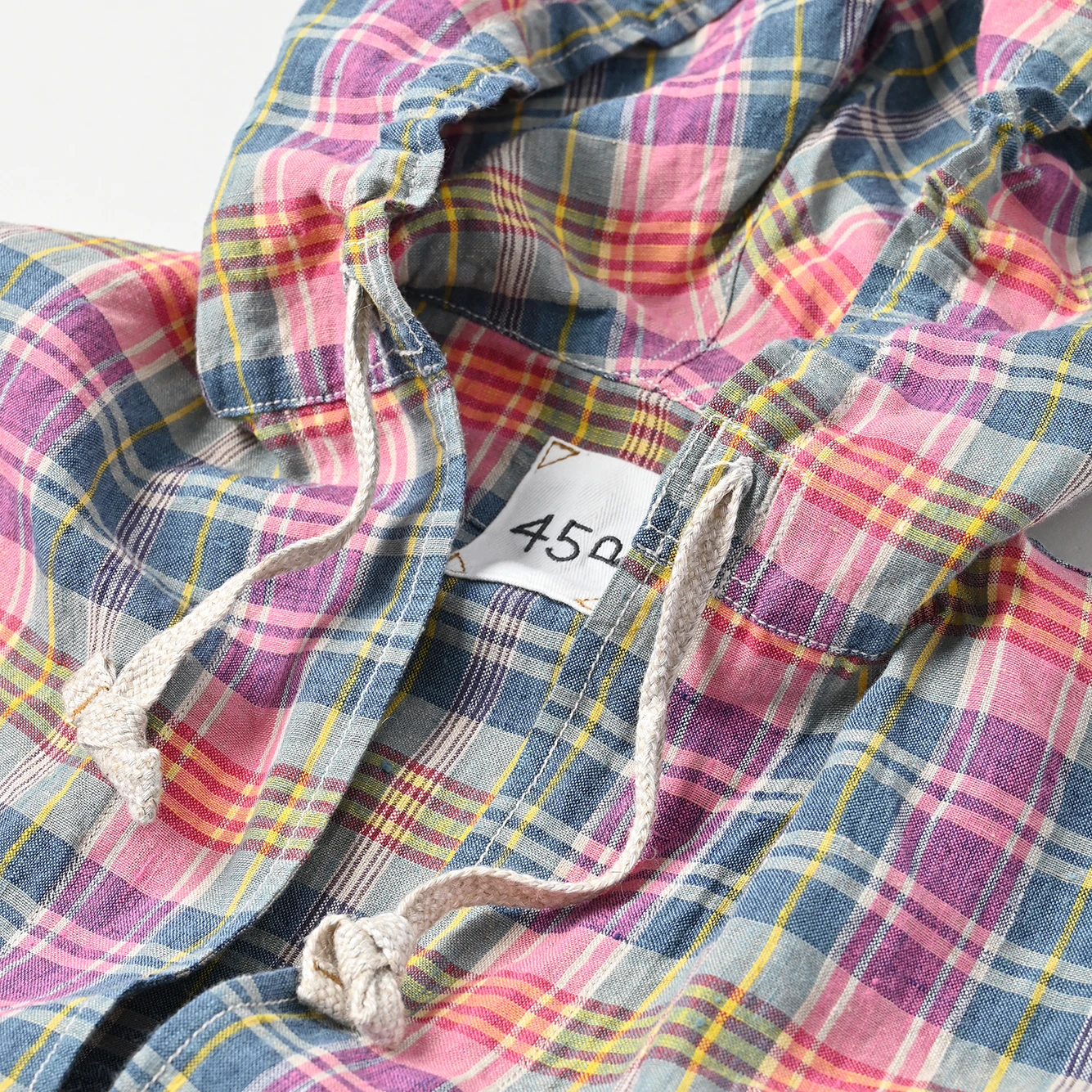 45R(フォーティファイブアール) |インドリネンマドラスのセーラードレス