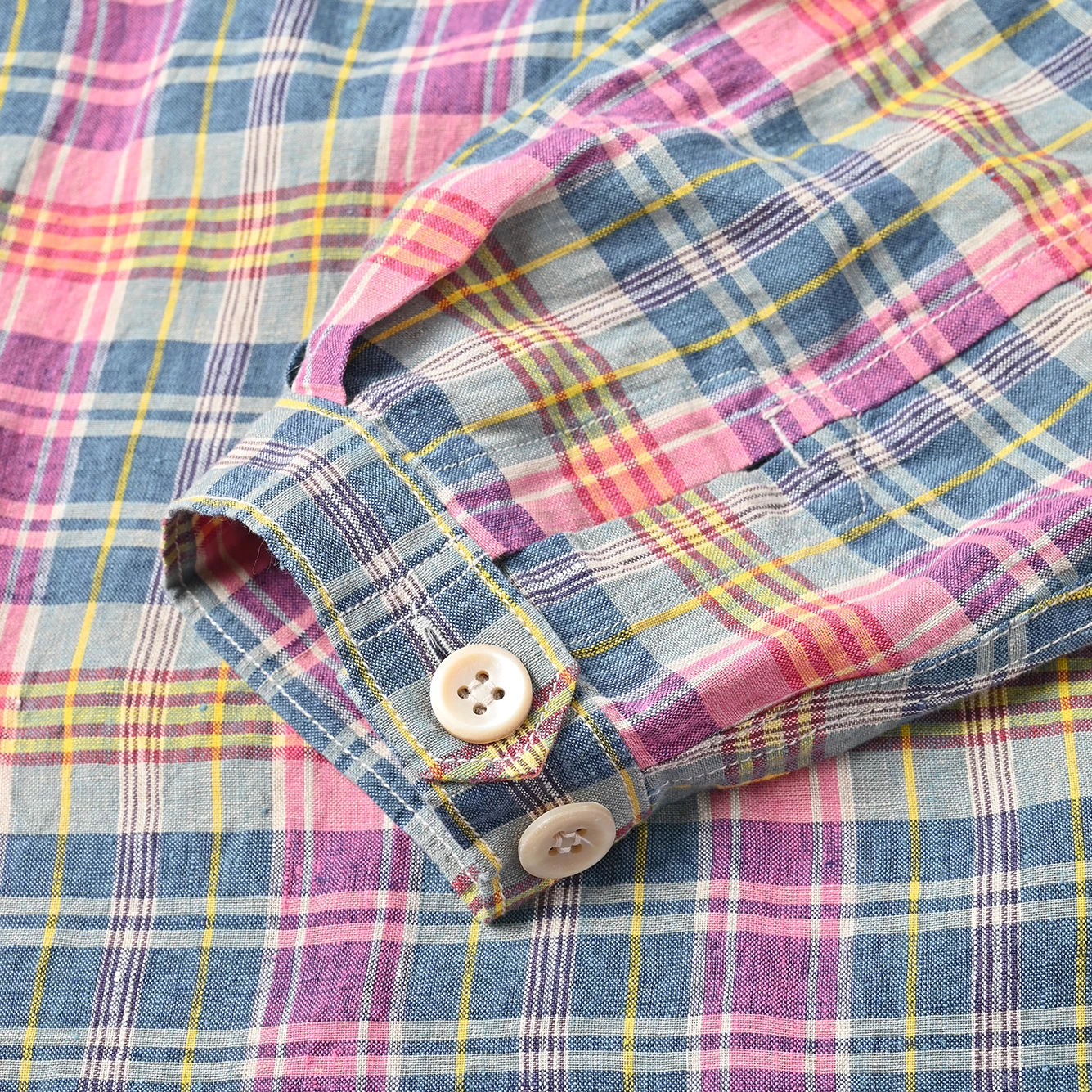 45R(フォーティファイブアール) |インドリネンマドラスのセーラードレス