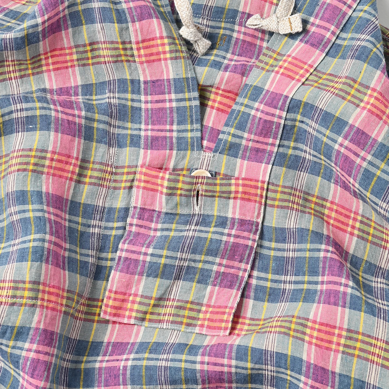 45R(フォーティファイブアール) |インドリネンマドラスのセーラードレス