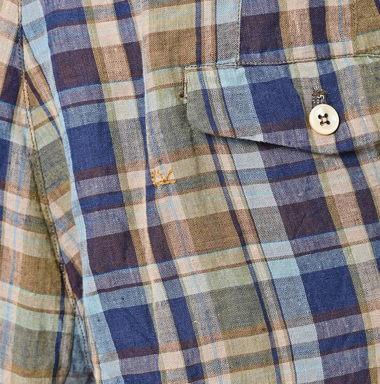 45R(フォーティファイブアール) |インドリネンマドラスのニームショーツMEN