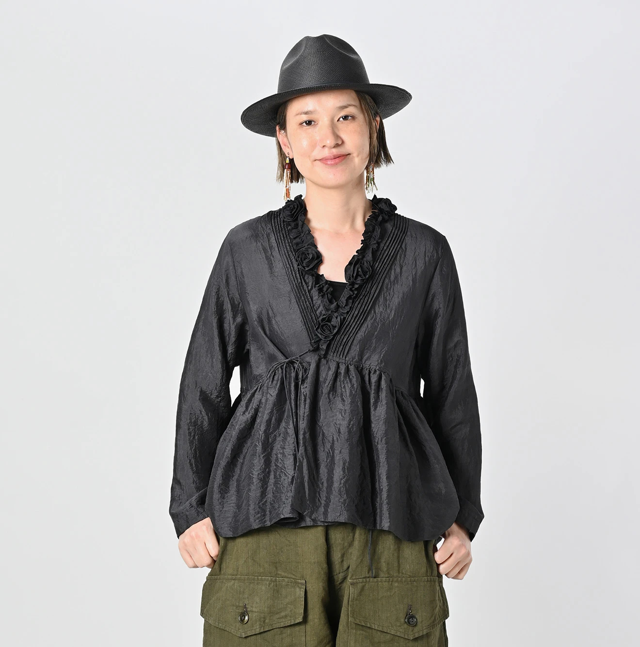 45R（フォーティファイブアール）| インドシルクのカシュクール Blouse