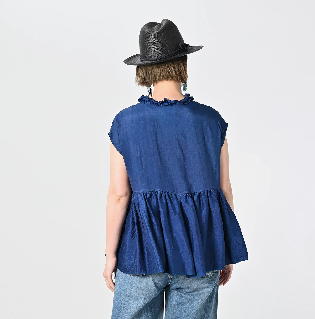 45R(フォーティファイブアール) |藍インドシルクのキャミ