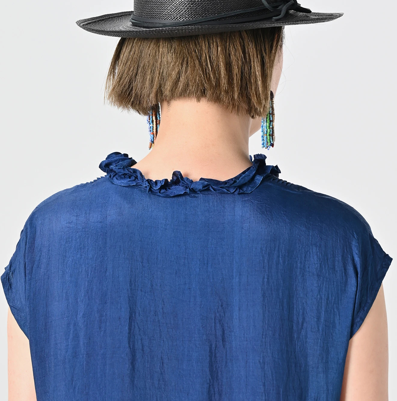 45R(フォーティファイブアール) |藍インドシルクのキャミ