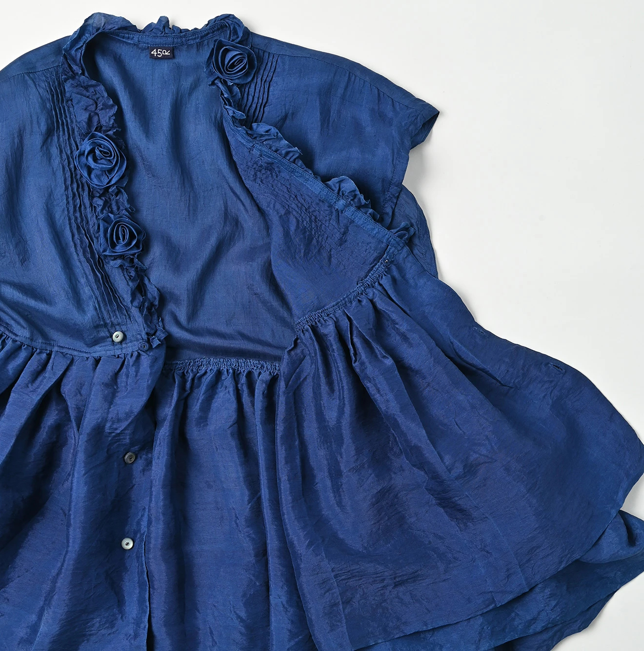 45R(フォーティファイブアール) |藍インドシルクのキャミ