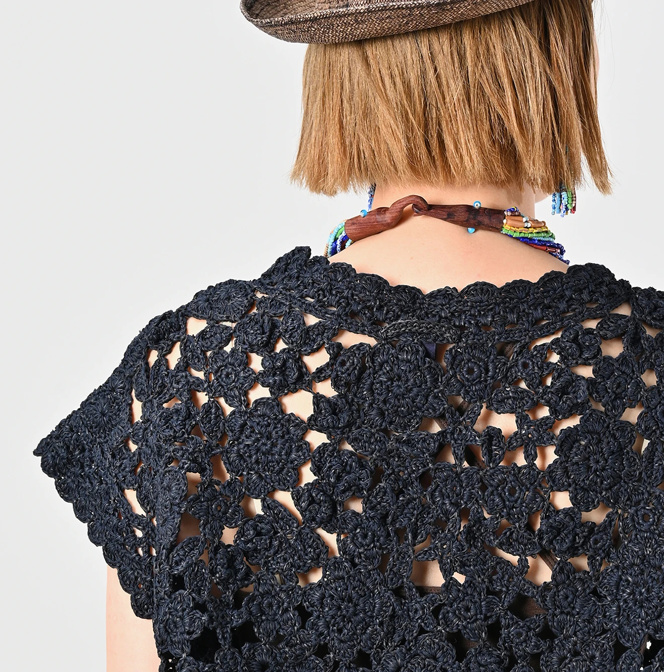 45R(フォーティファイブアール) |和紙かぎ針フラワーのボレロ