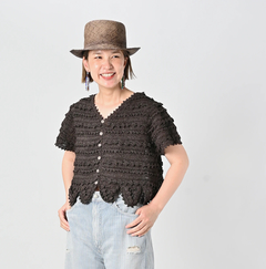 45R 和紙ニットdeレースカーディガン　未使用 ¥115.500 01_001-240.jpg