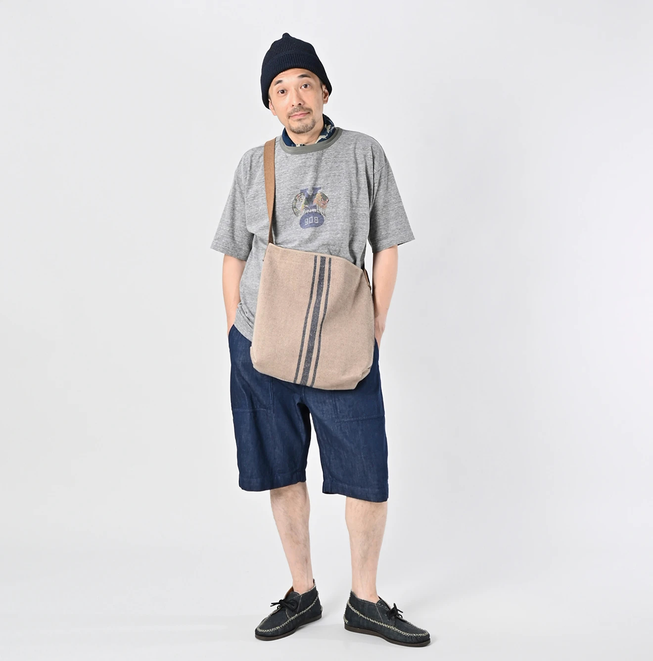 45R(フォーティファイブアール) |ジャカードストライプのバッグ