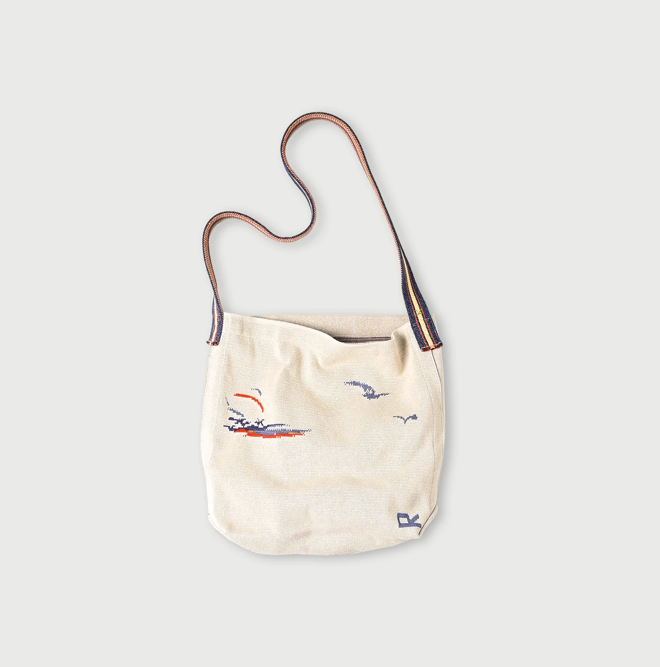 45R(フォーティファイブアール) |サーフフラガールジャカードのショルダーバッグ