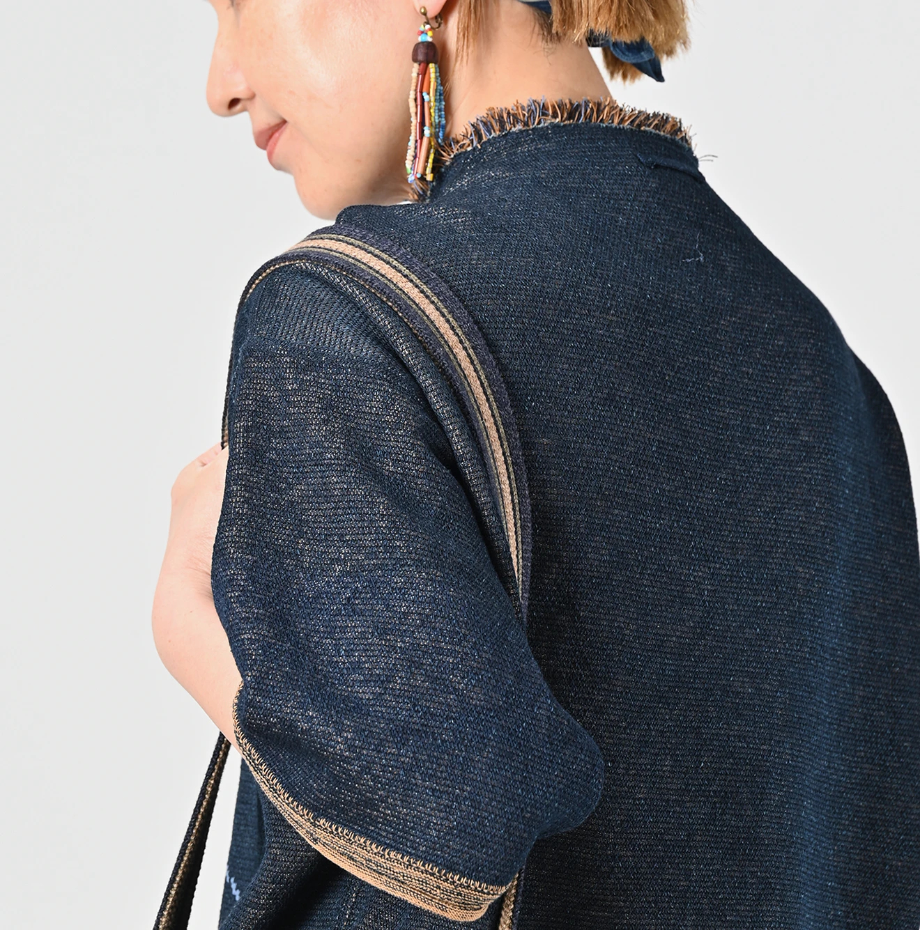 45R(フォーティファイブアール) |サーフフラガールジャカードのショルダーバッグ