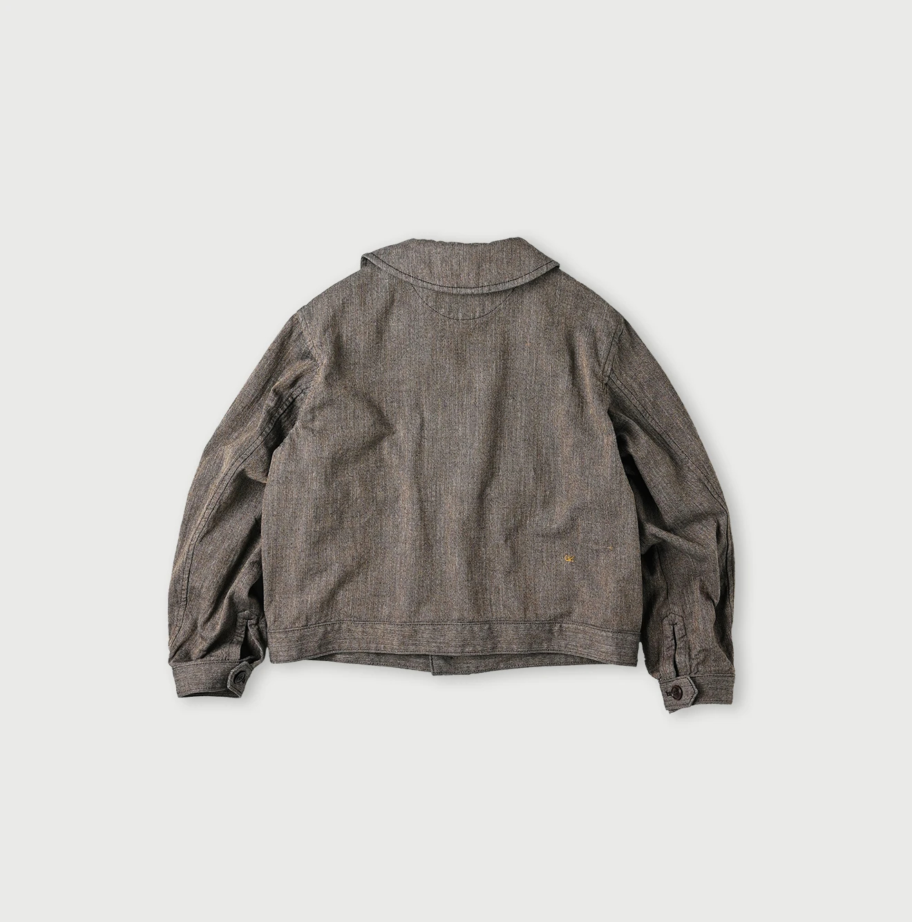 45R(フォーティファイブアール) |ミニヘリンボンコットンツイードのアニーブルゾン（インディゴ）