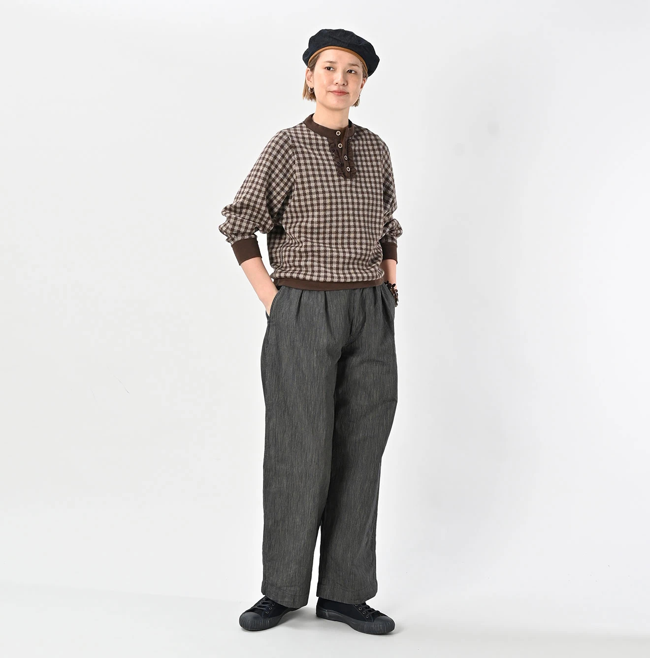 45R(フォーティファイブアール) |クックサージのシャルロットバギー（インディゴ）