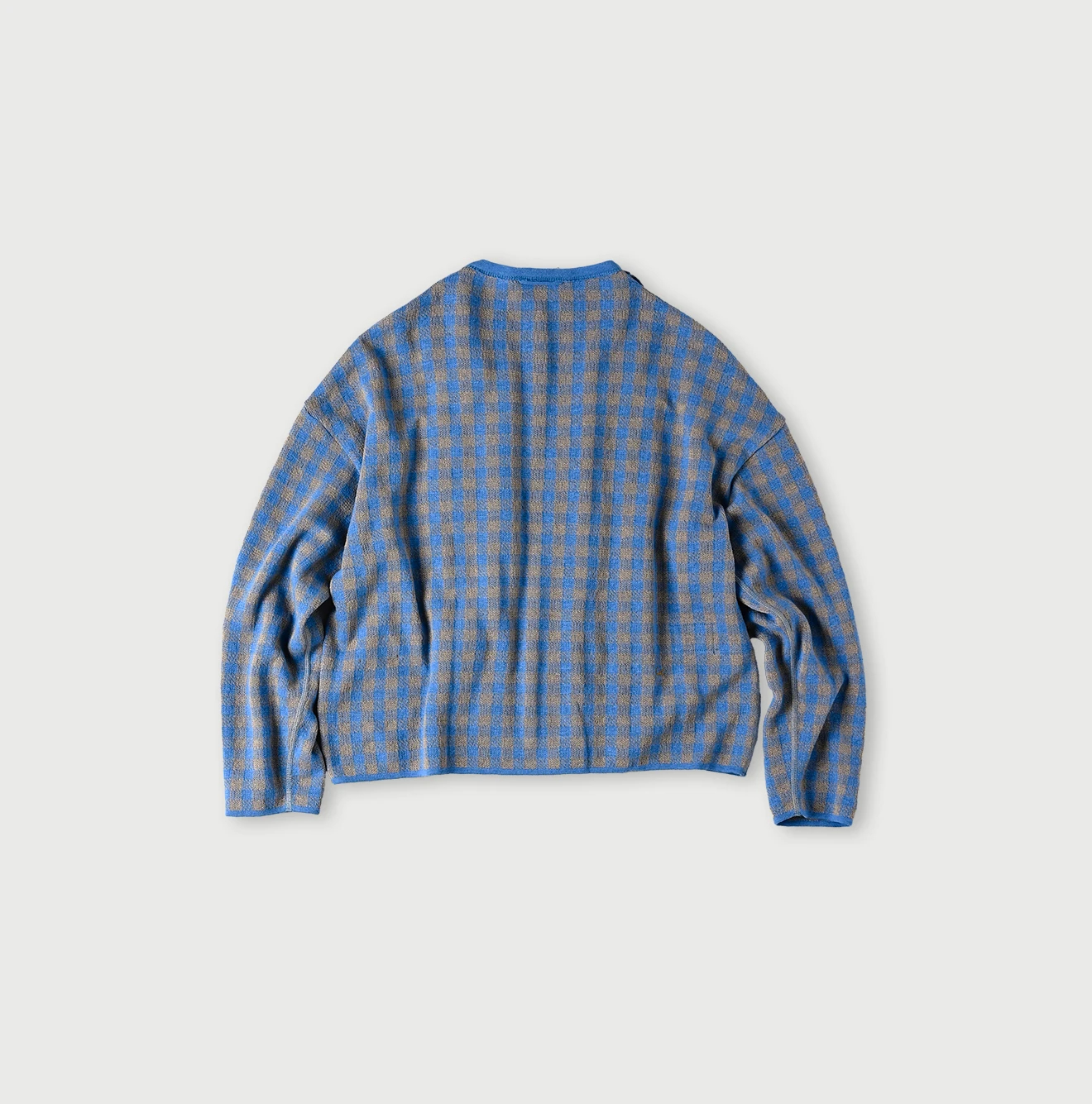 45R(フォーティファイブアール) |ギンガムジャカードのカーディガン