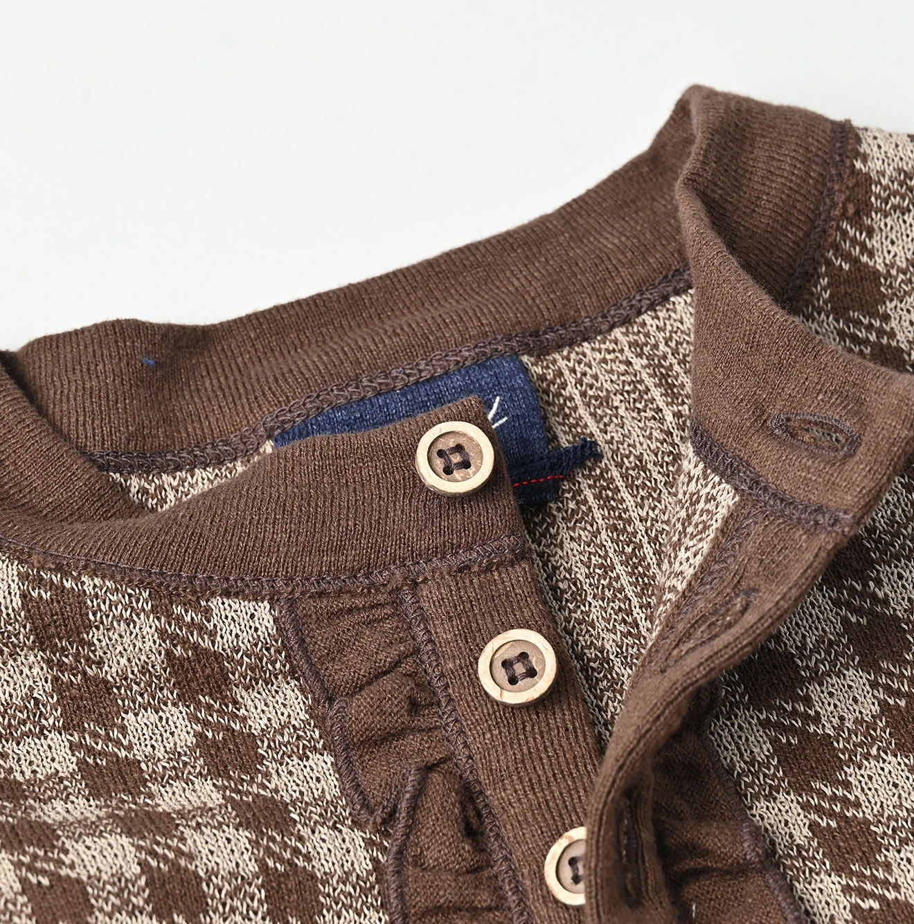 45R(フォーティファイブアール) |ギンガムジャカードのポロパフ