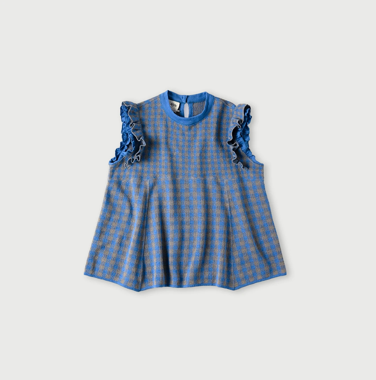 45R(フォーティファイブアール) |ギンガムジャカードのノースリーブキャミ