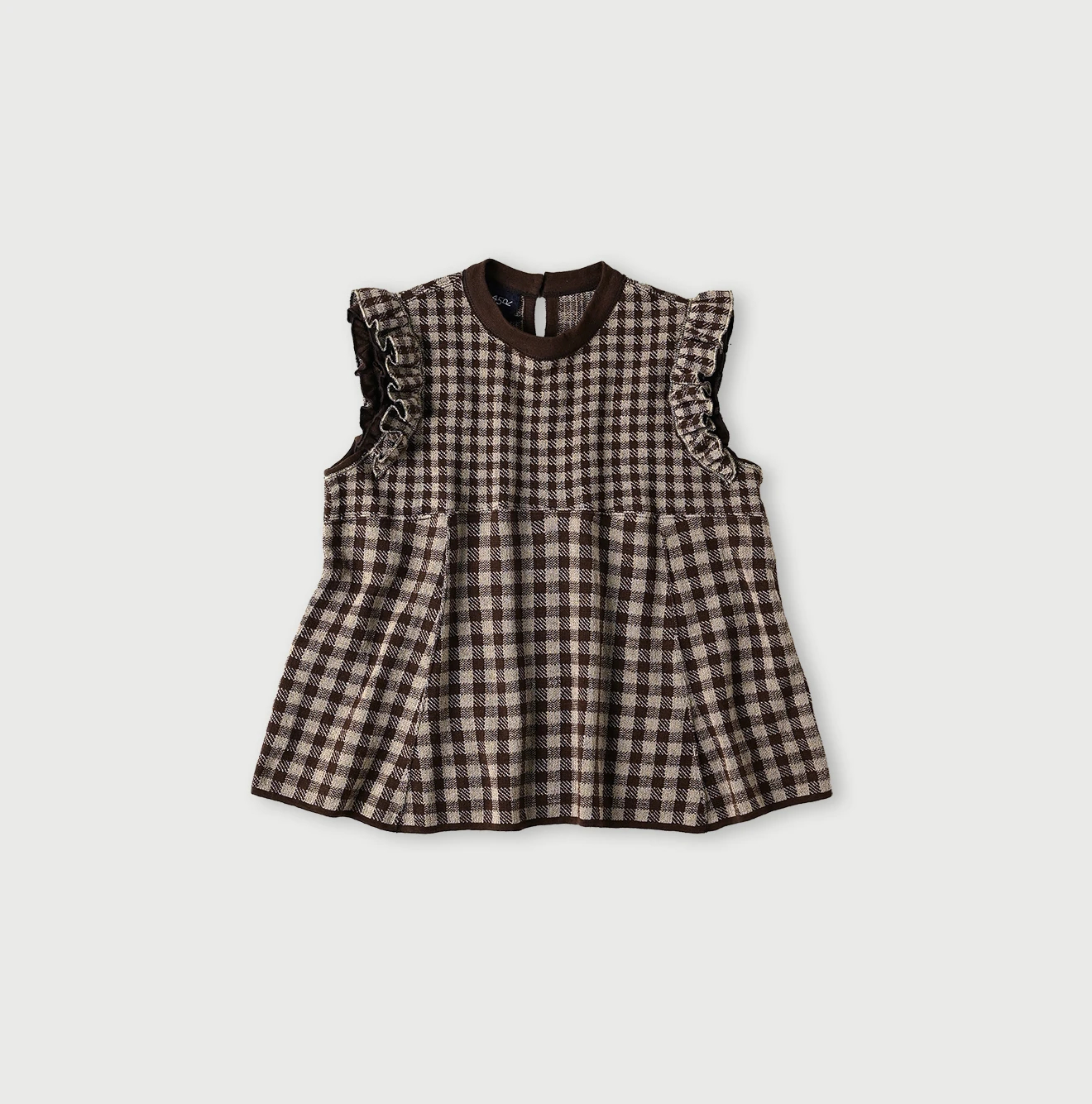 45R(フォーティファイブアール) |ギンガムジャカードのノースリーブキャミ
