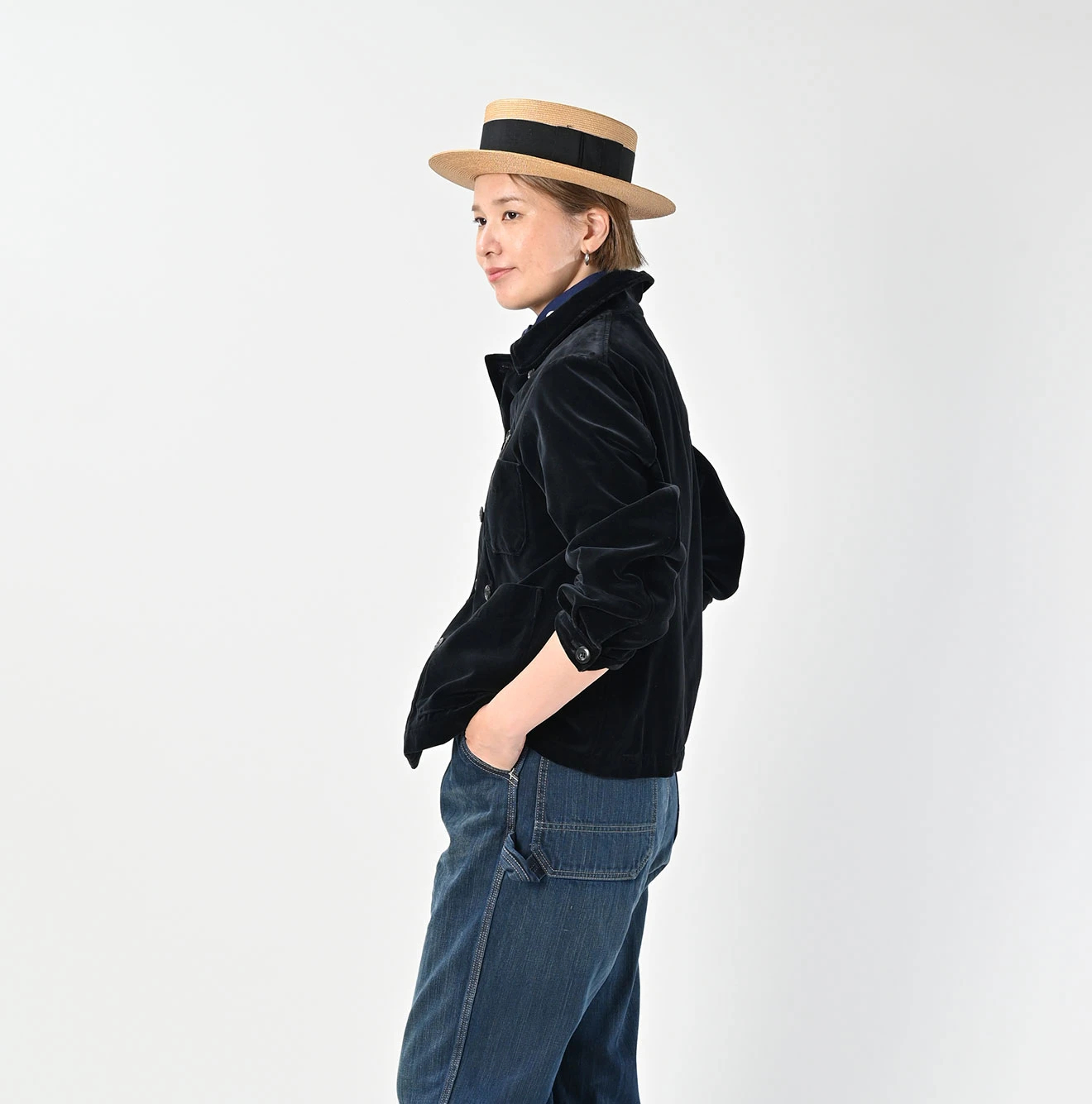 45R(フォーティファイブアール) |ベルベットのダブルプティカバーオール