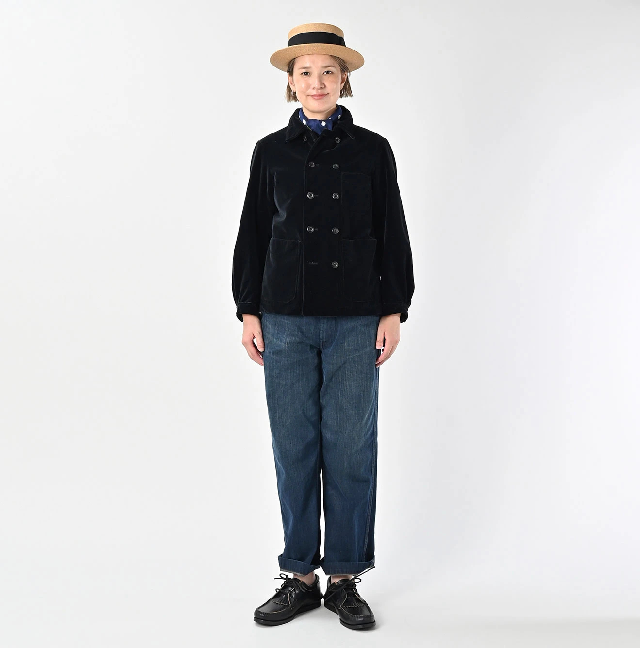 45R(フォーティファイブアール) |ベルベットのダブルプティカバーオール