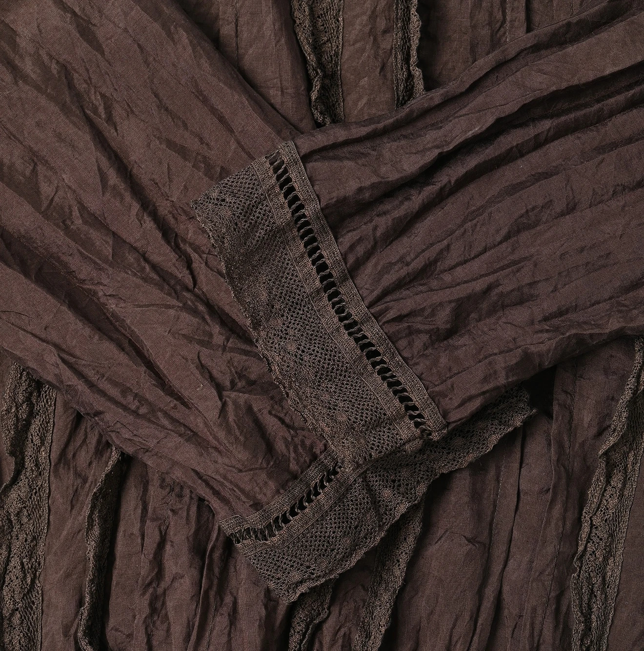 45R(フォーティファイブアール) |インドシルクのレースブラウス