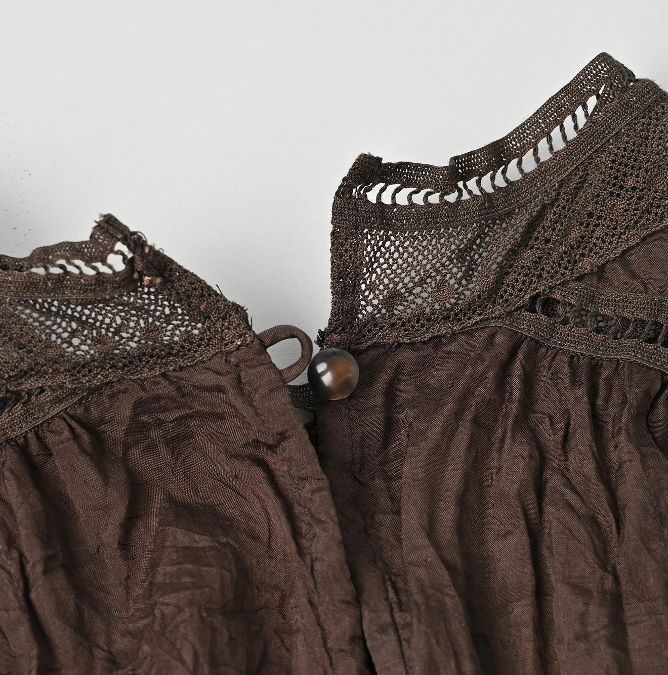 45R(フォーティファイブアール) |インドシルクのレースブラウス