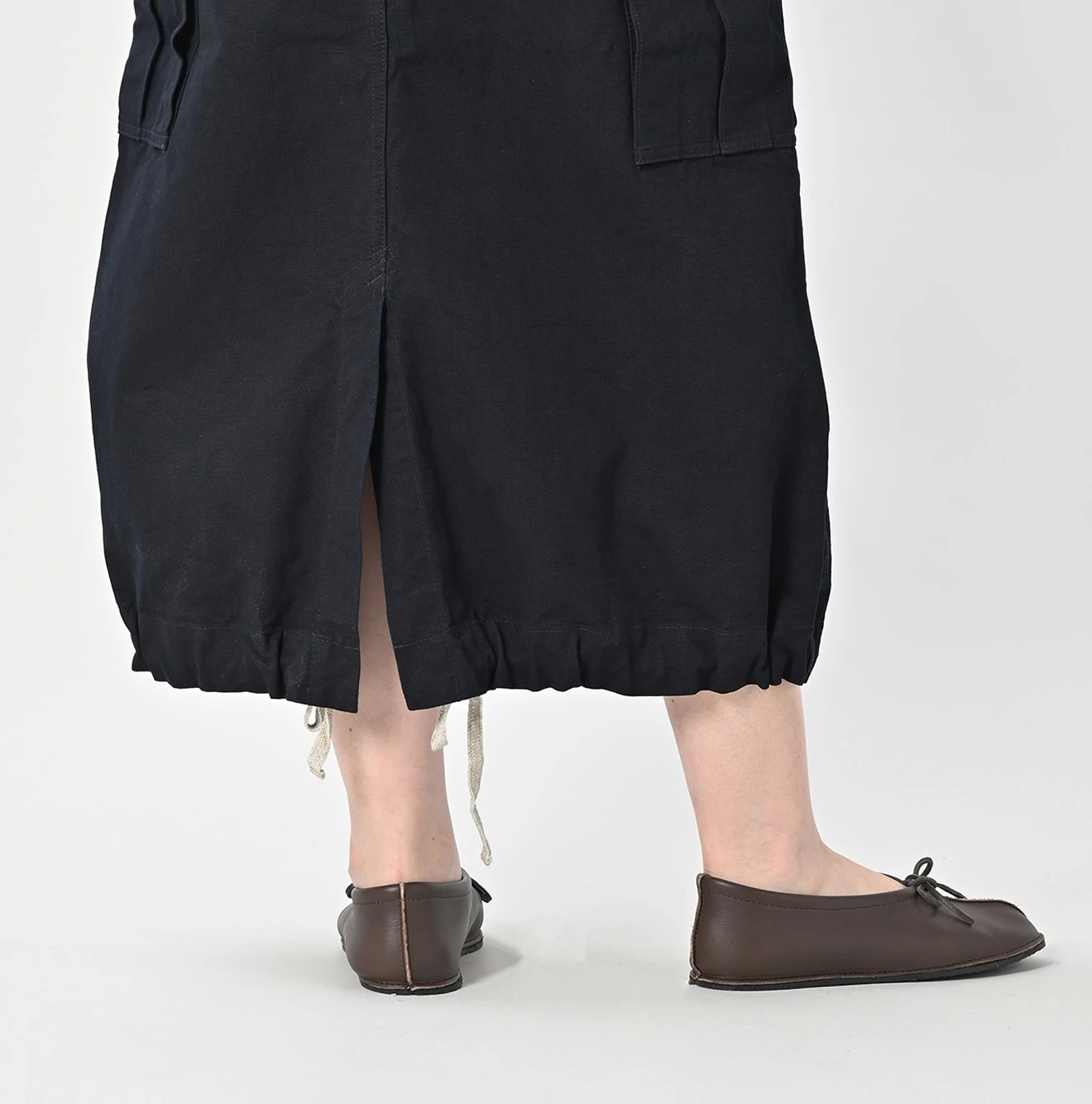 45R(フォーティファイブアール) |ダックのカーゴスカート（インディゴ）