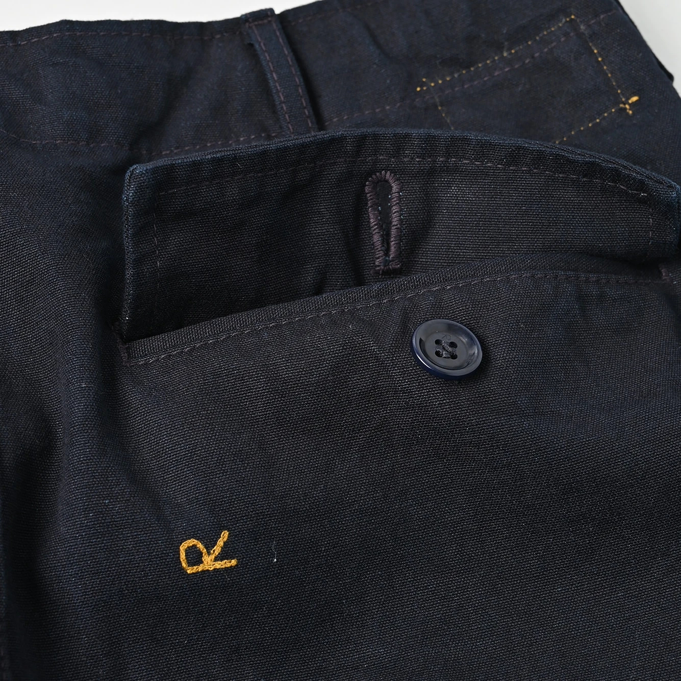 45R(フォーティファイブアール) |ダックのカーゴスカート（インディゴ）