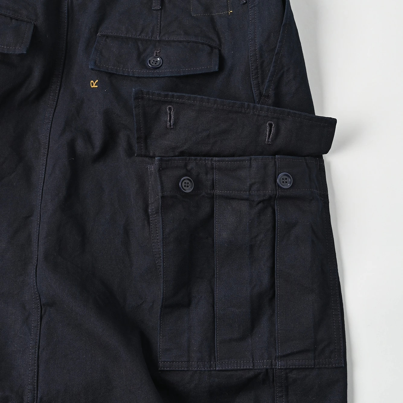 45R(フォーティファイブアール) |ダックのカーゴスカート（インディゴ）