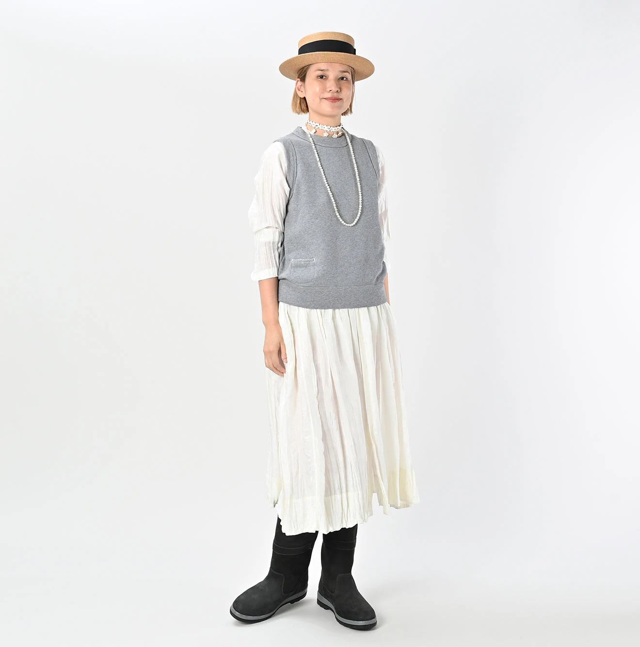 45R(フォーティファイブアール) |裏毛のベスト（トップ）