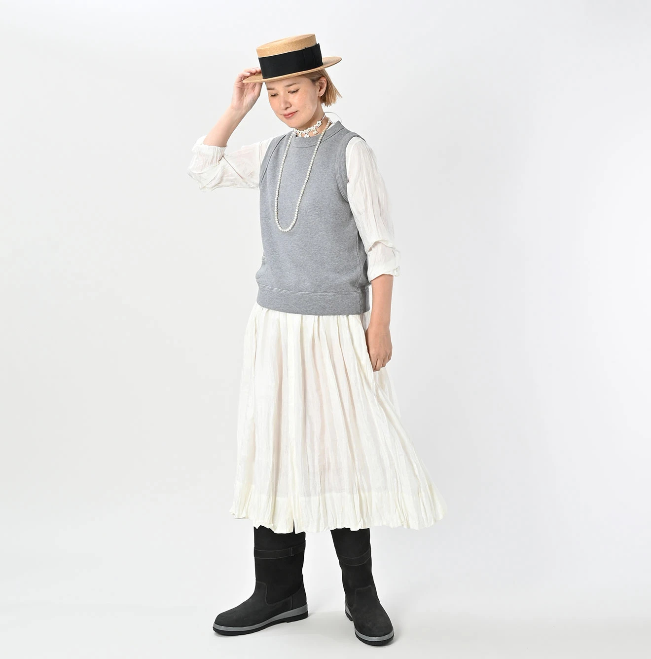 45R(フォーティファイブアール) |裏毛のベスト（トップ）