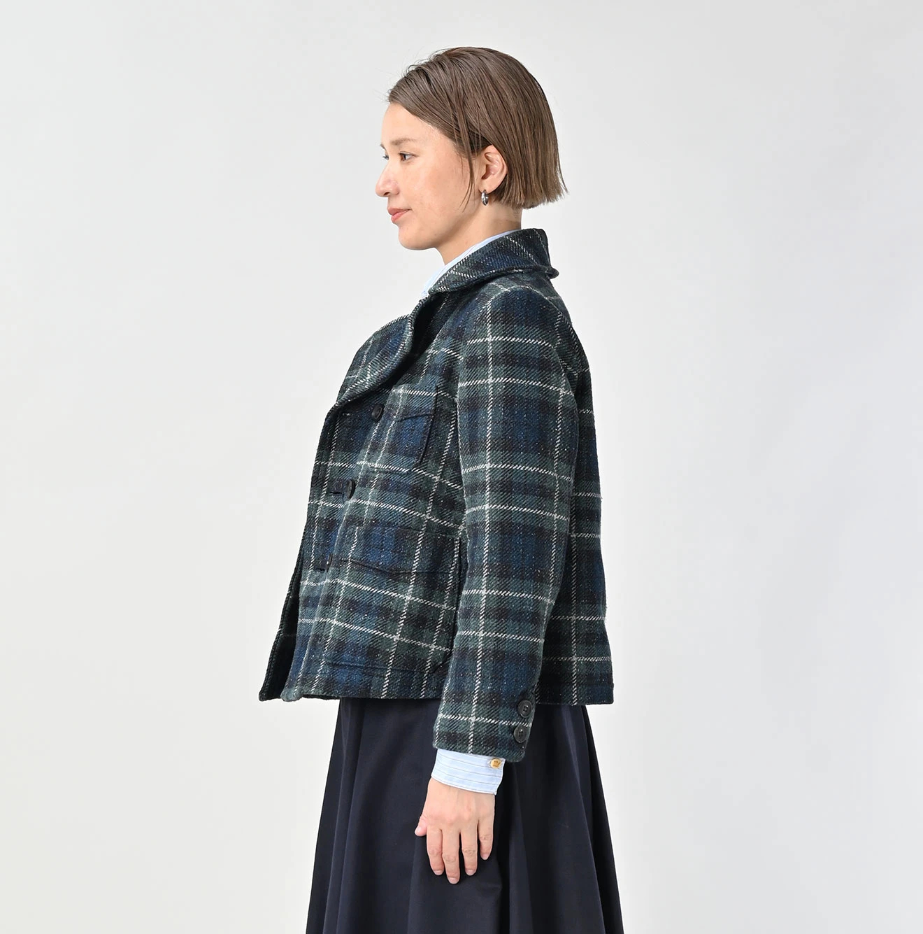 45R(フォーティファイブアール) |コットンツイードのアニーダブルジャケット