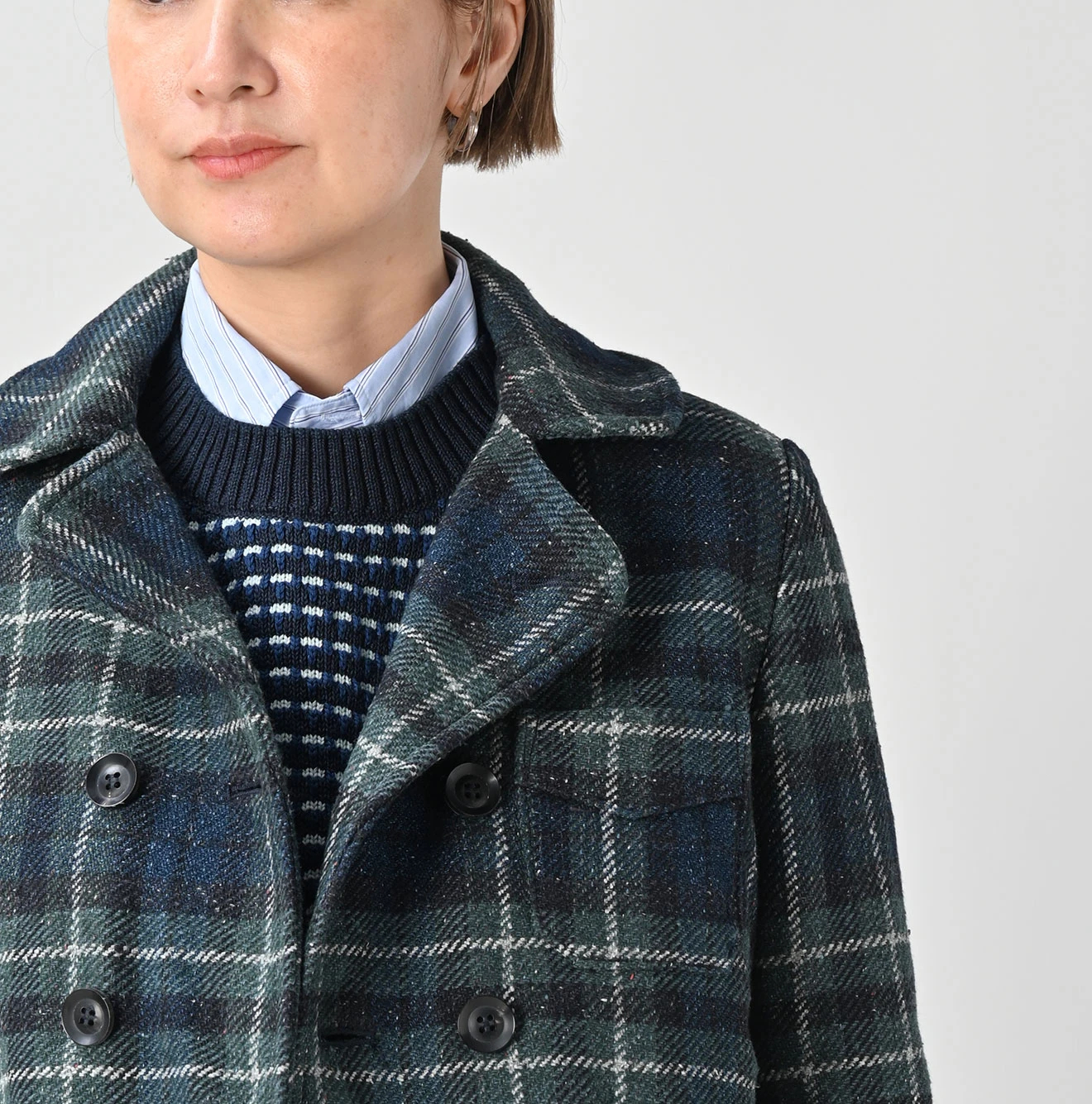 45R(フォーティファイブアール) |コットンツイードのアニーダブルジャケット