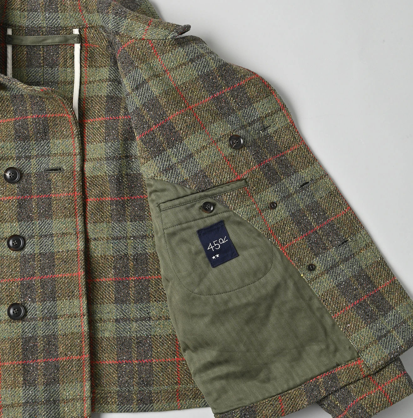 45R(フォーティファイブアール) |コットンツイードのアニーダブルジャケット