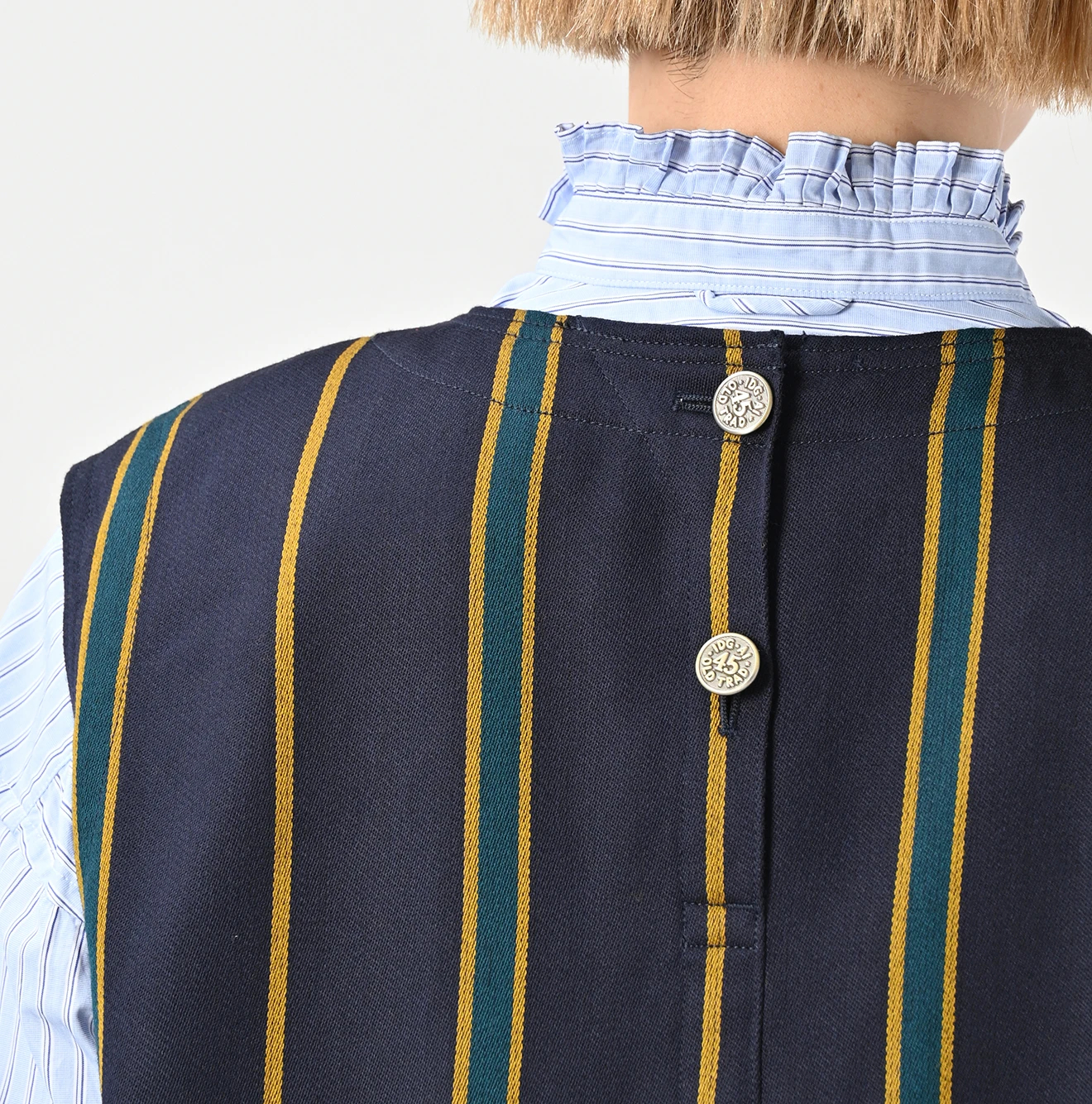 45R(フォーティファイブアール) |ウールコットンベネシャンのジャンパースカート