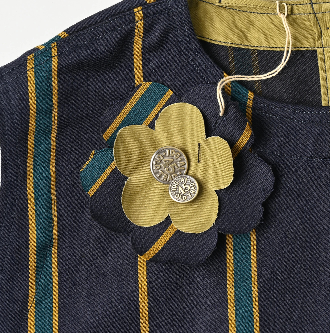 45R(フォーティファイブアール) |ウールコットンベネシャンのジャンパースカート