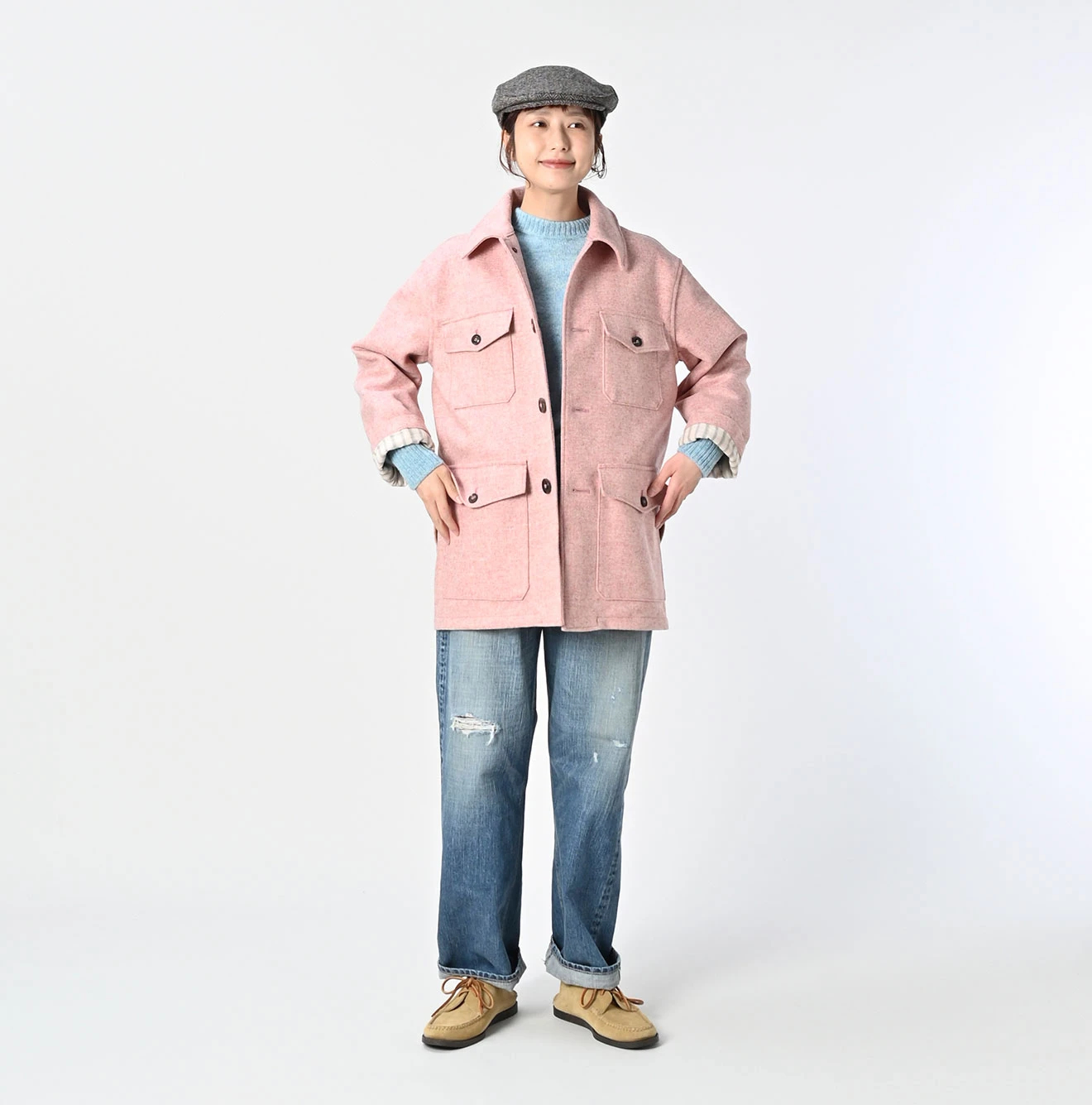 45R(フォーティファイブアール) |イングランドフラノのコート