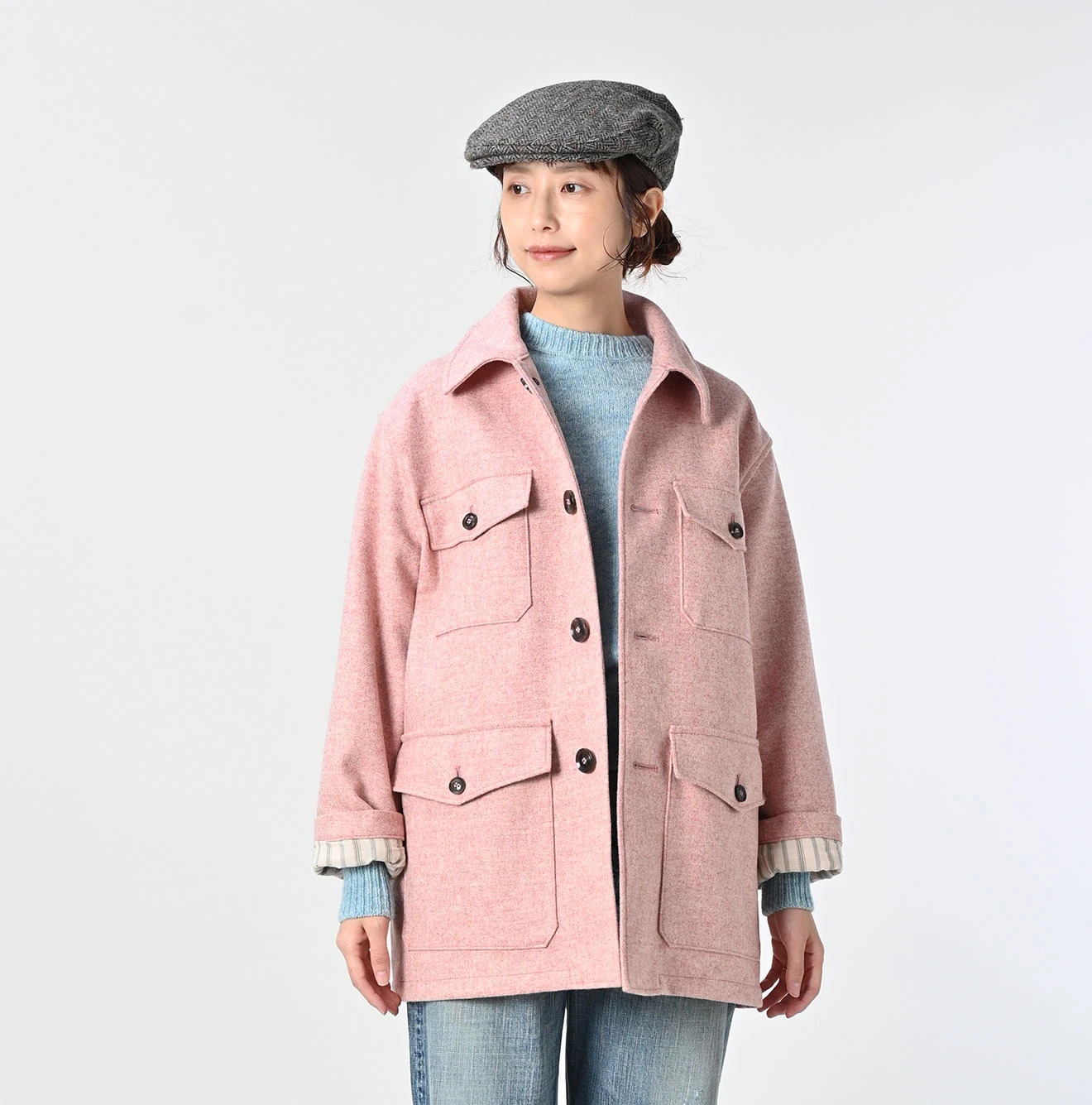 45R(フォーティファイブアール) |イングランドフラノのコート