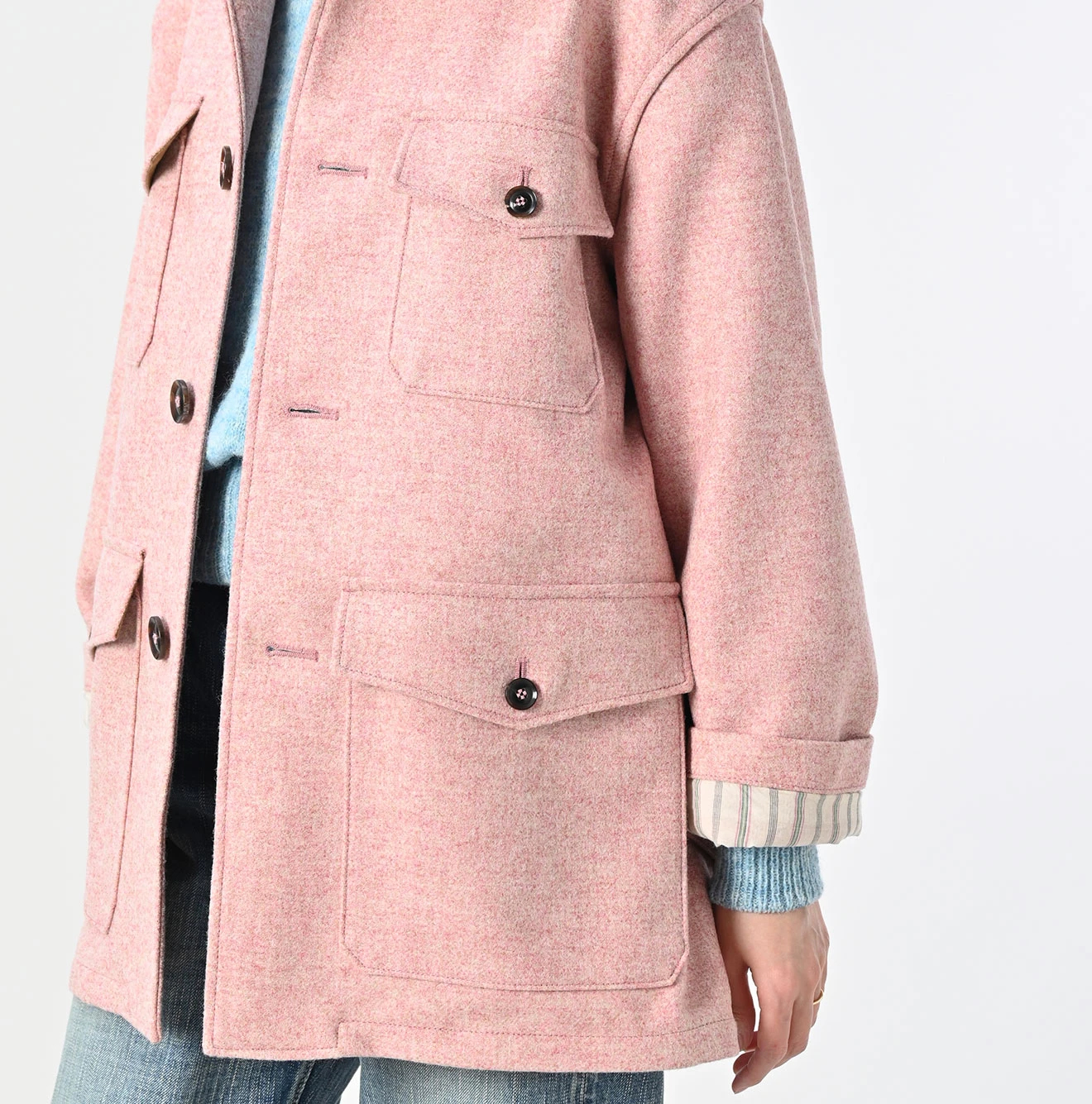 45R(フォーティファイブアール) |イングランドフラノのコート