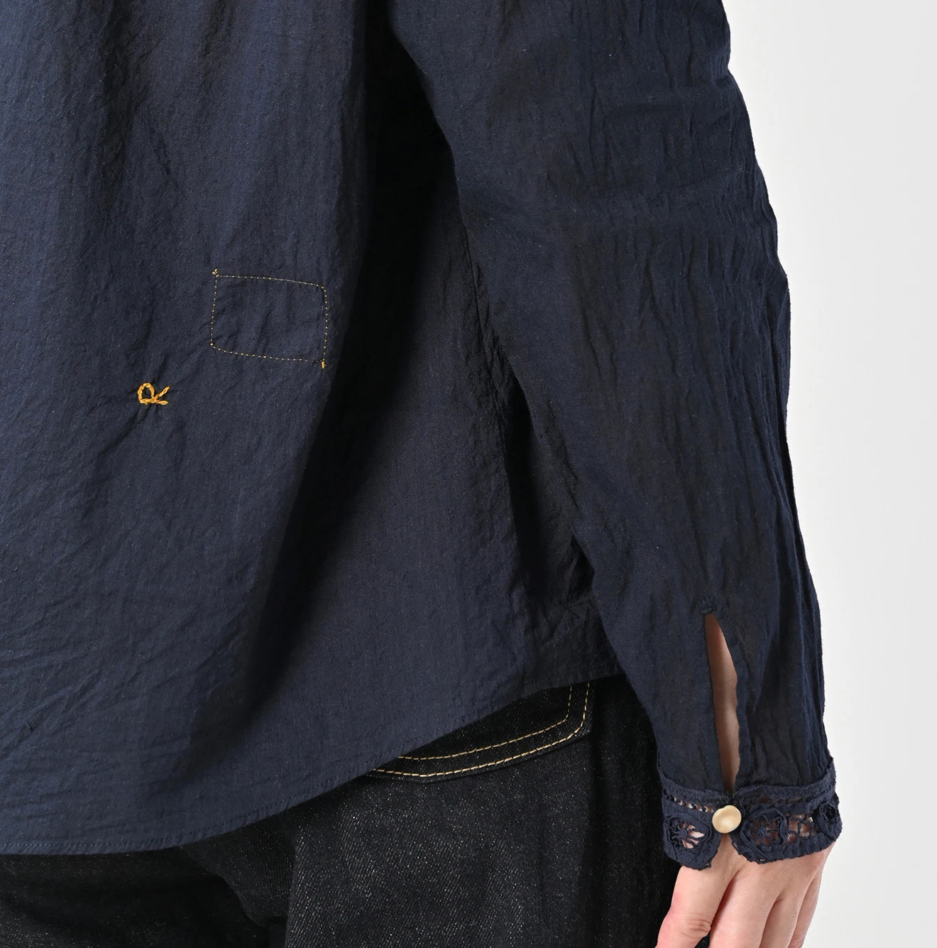 45R(フォーティファイブアール) |インドカディのリボンレースブラウス