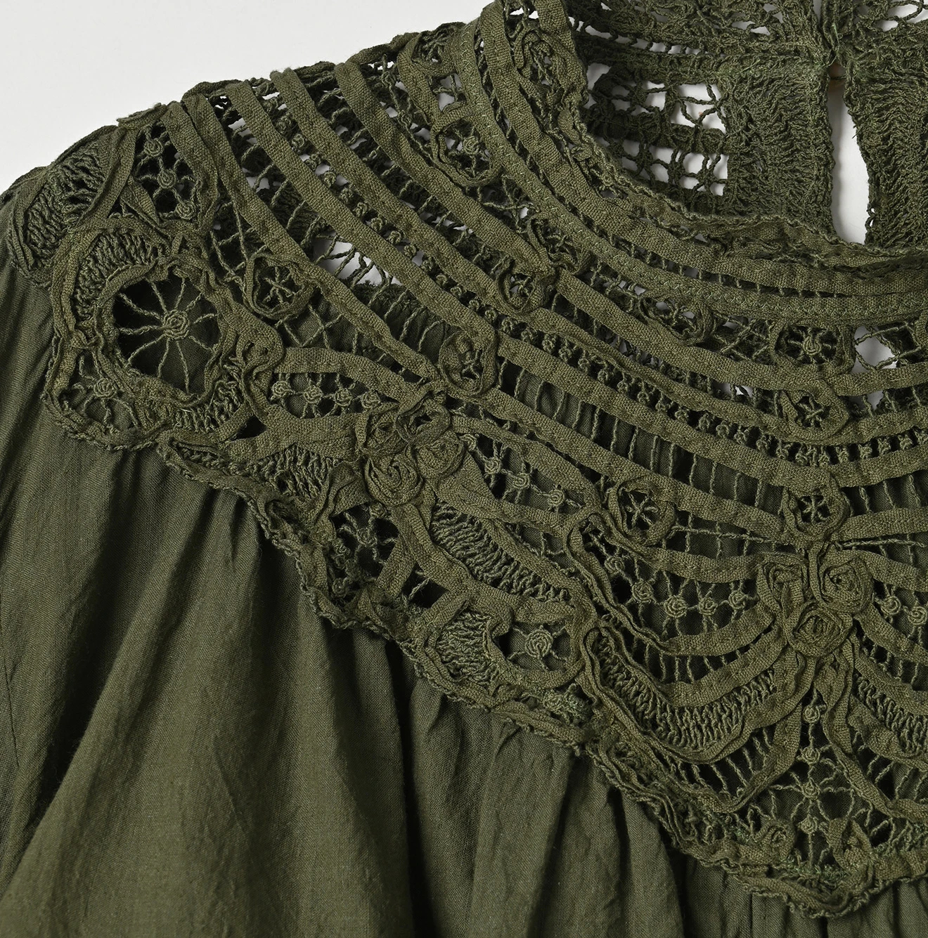 45R(フォーティファイブアール) |インドカディのリボンレースブラウス