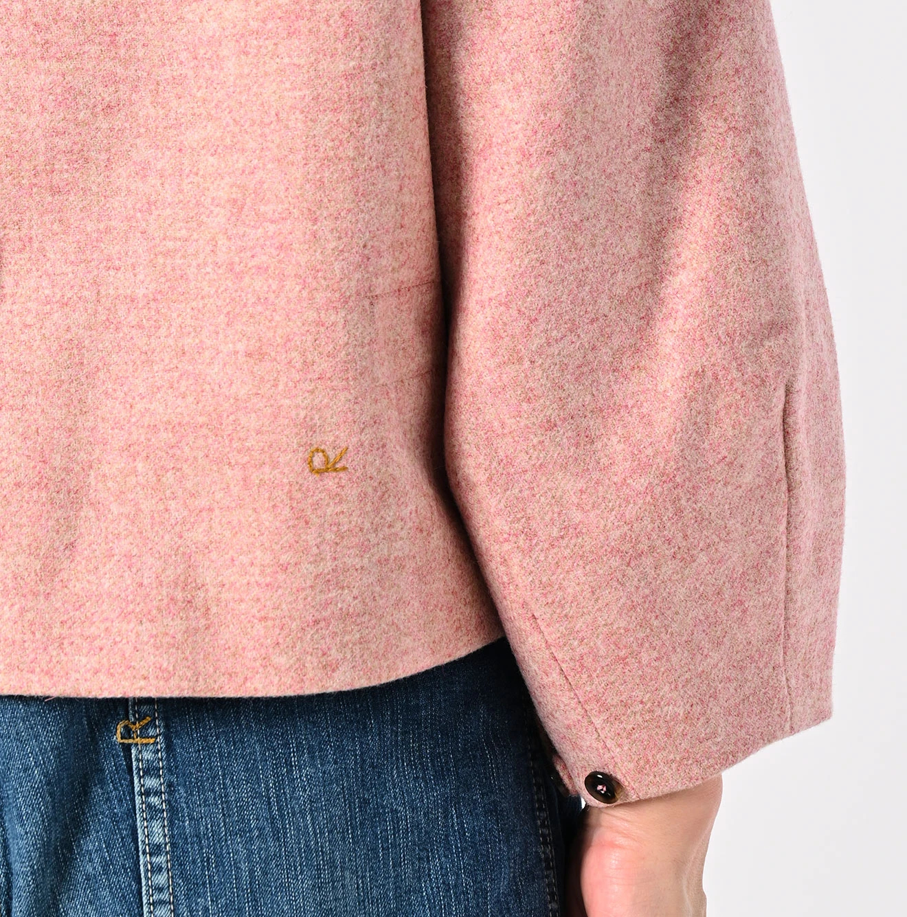 45R(フォーティファイブアール) |イングランドフラノのパフブラウス