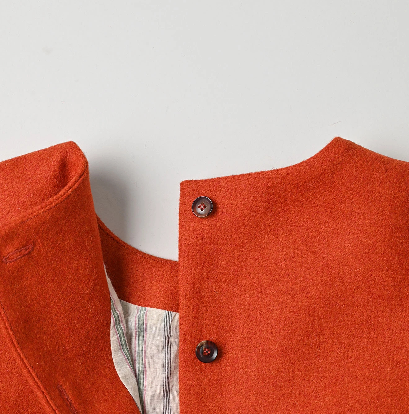 45R(フォーティファイブアール) |イングランドフラノのパフブラウス