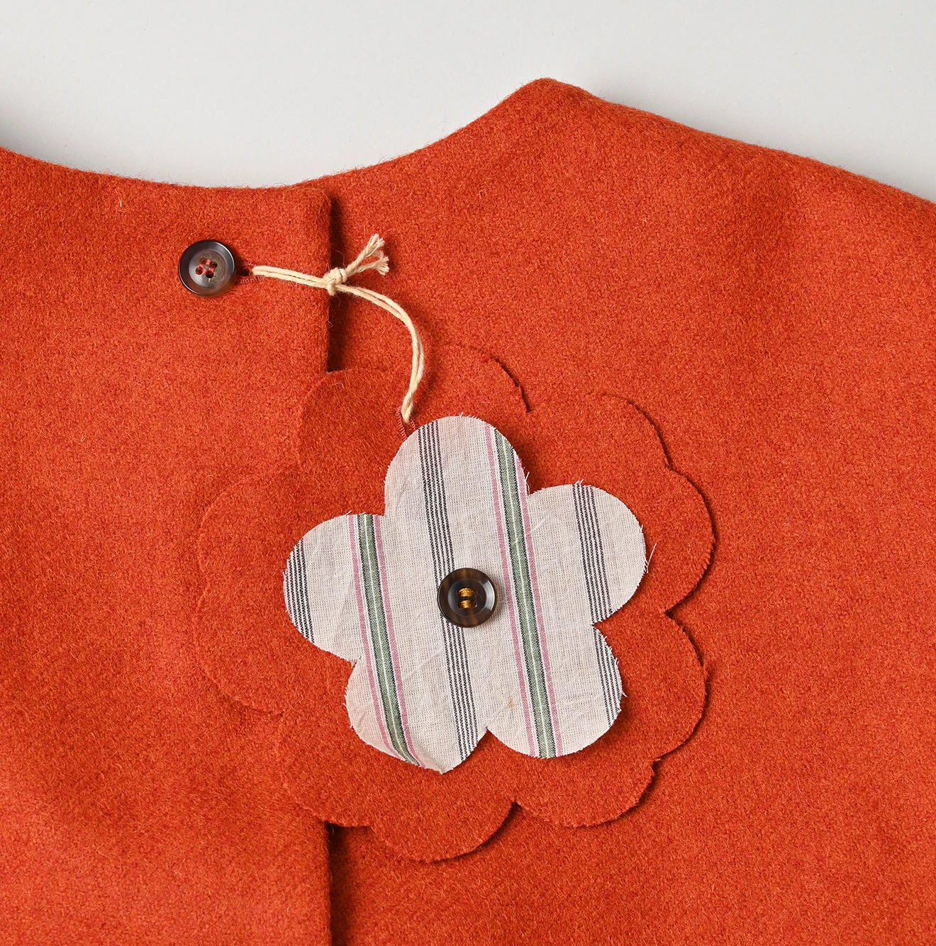 45R(フォーティファイブアール) |イングランドフラノのパフブラウス