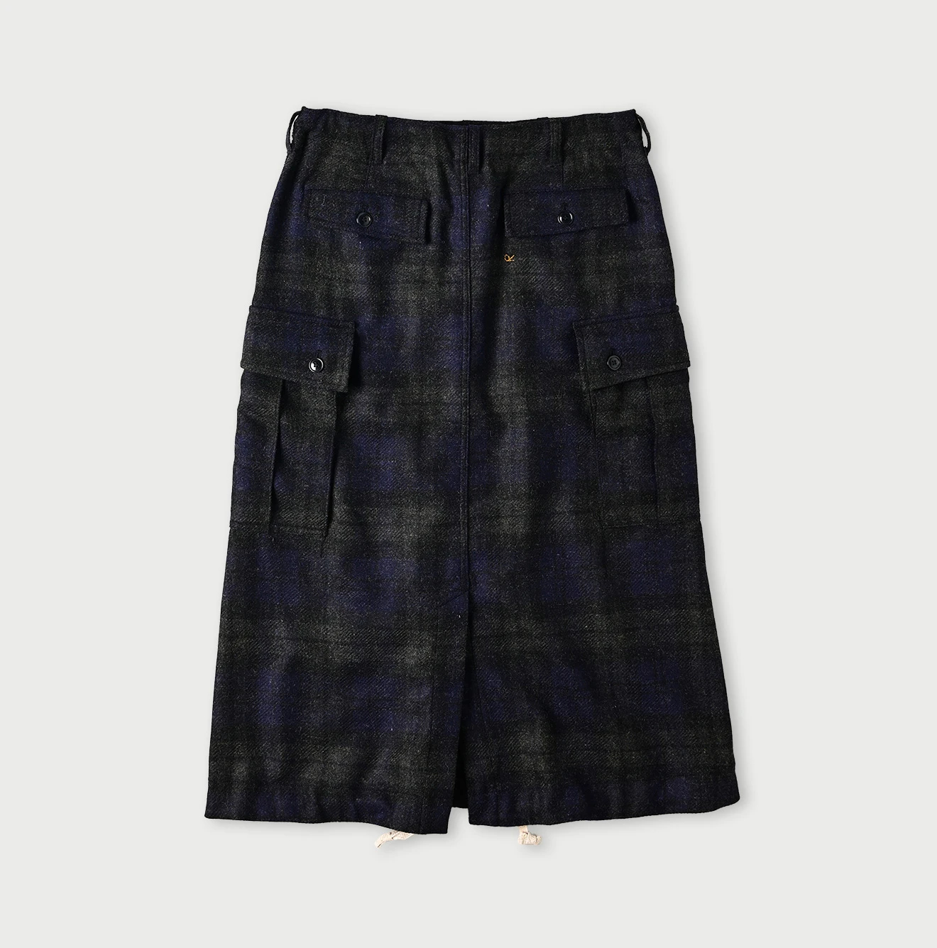 45R(フォーティファイブアール) |ウールタータンのカーゴスカート