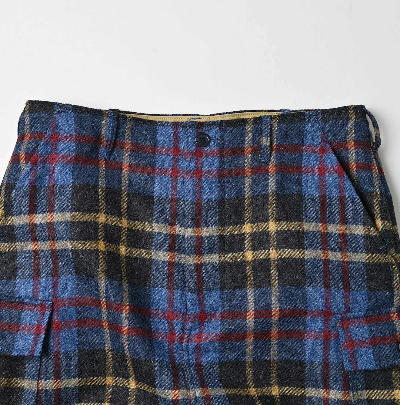 45R(フォーティファイブアール) |ウールタータンのカーゴスカート