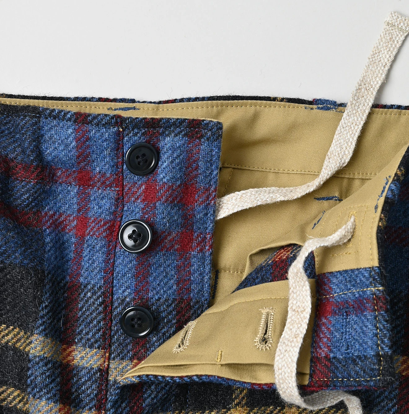 45R(フォーティファイブアール) |ウールタータンのカーゴスカート