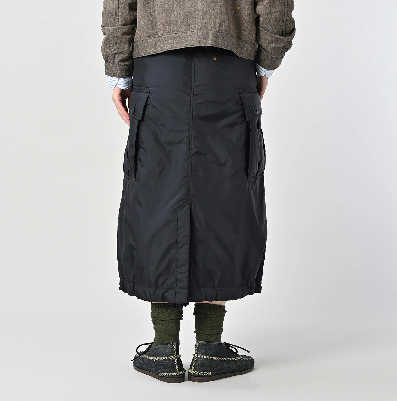 45R(フォーティファイブアール) |ナイロンのキルティングカーゴスカート