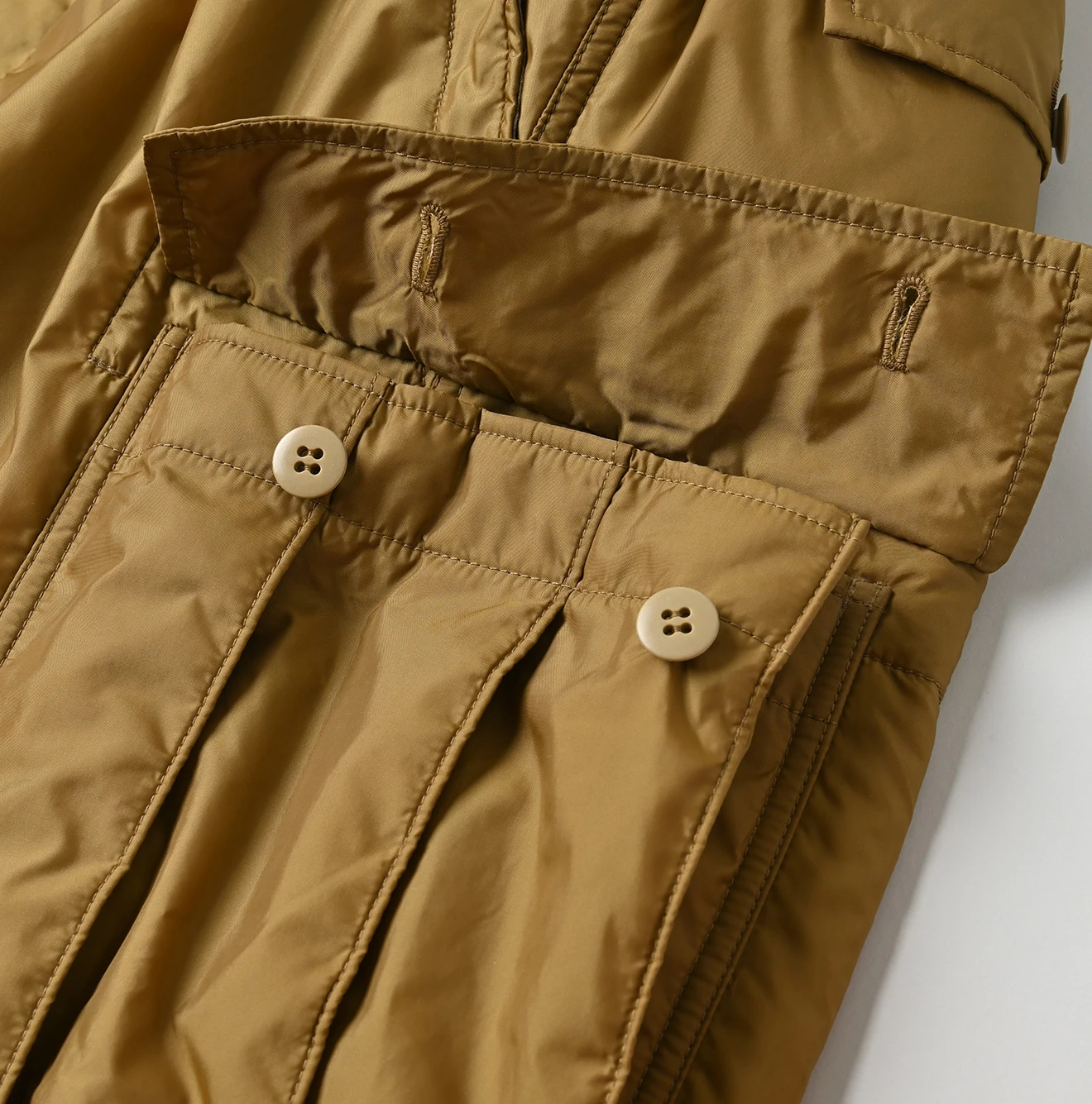 45R(フォーティファイブアール) |ナイロンのキルティングカーゴスカート