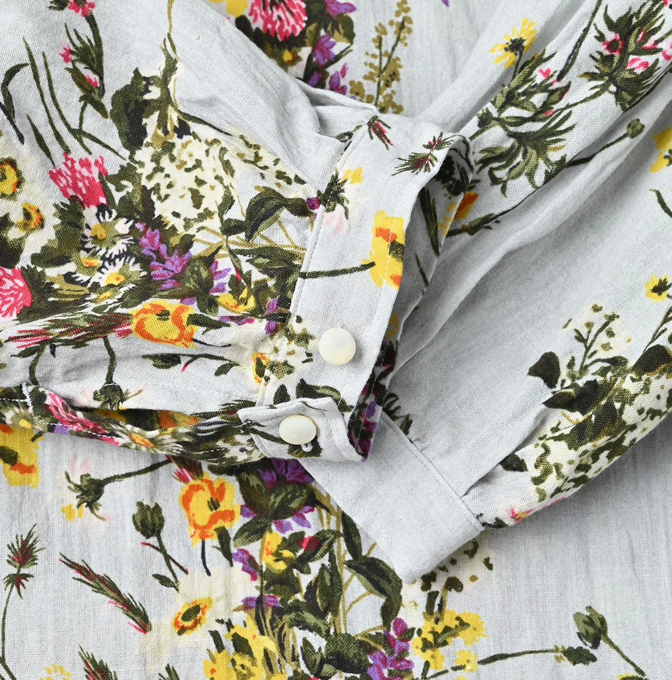 45R(フォーティファイブアール) |インドカディブーケストライププリントのパフブリッジドレス