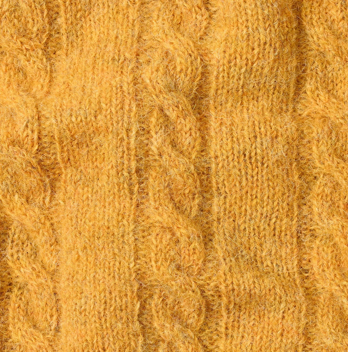 45R(フォーティファイブアール) |シェットランドケーブル縮絨のカーディガン