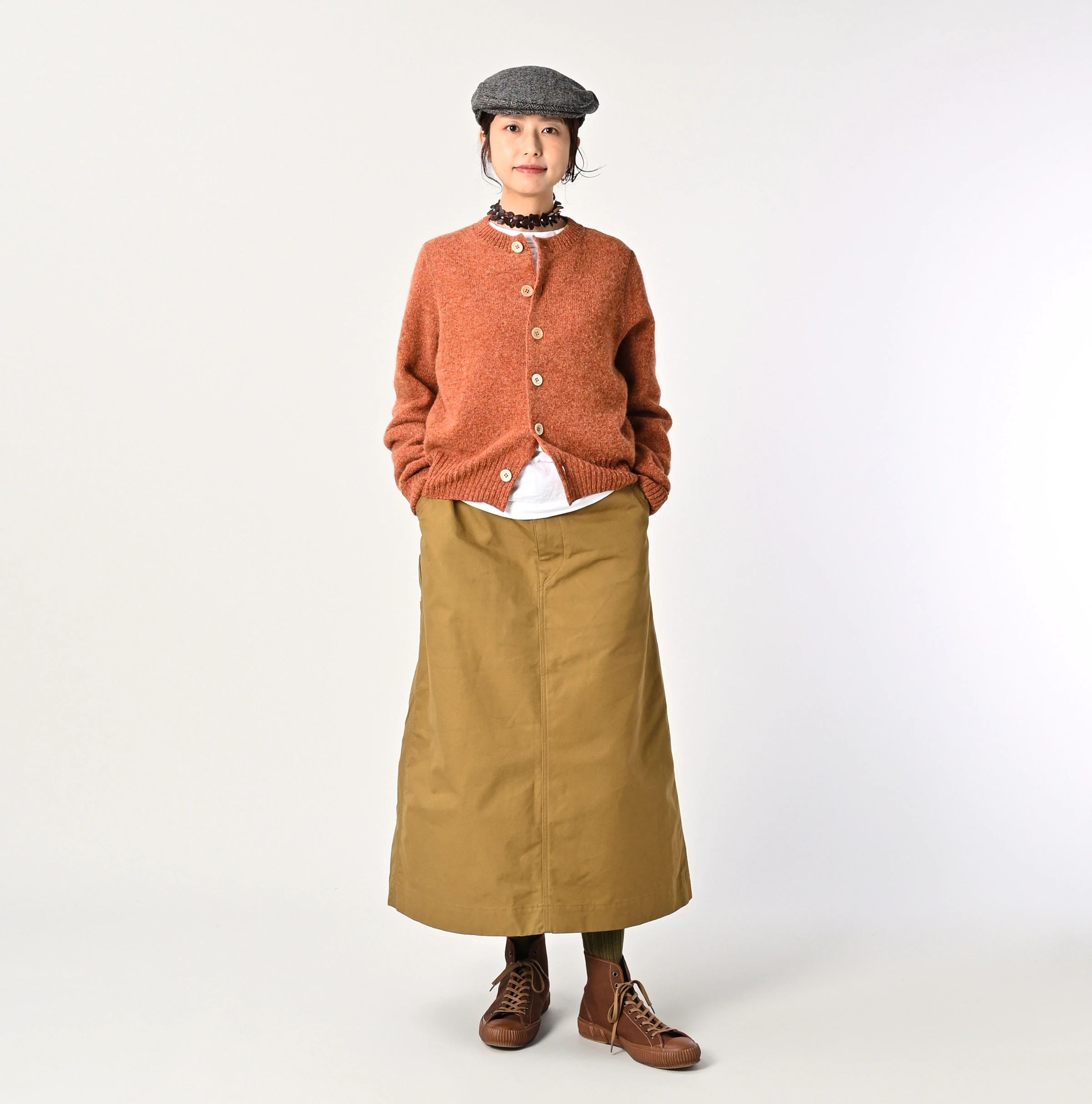 45R(フォーティファイブアール) |シェットランド縮絨のカーディガン